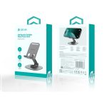 Devia folding holder stand EL243 for phone tablet rotating 360 gray metal - Image 4
