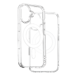 Anti Shock 1,5 mm Mag case for iPhone 16 Pro 6,3 transparent big hole + button
