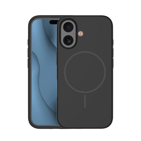 Silicone Thin Mag case for iPhone 16 Pro Max 6,9 black