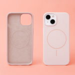 Silicone Thin Mag dėklas iPhone 16 Pro Max 6,9 light – spalva: rožinė - Image 5