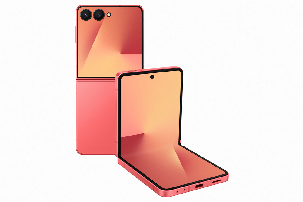 samsung-galaxy-flip7-512gb-coralred-rozinis Samsung Z Flip 7 512GB Red