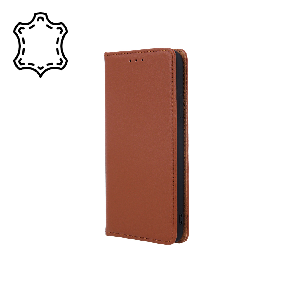152002_oryg-1 Genuine Leather Smart Pro for Xiaomi Redmi 14C 4G/ 14C 5G / Redmi A4 / POCO C75 brown - Image 1