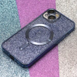 Glitter Chrome Mag dėklas iPhone 15 Plus 6,7 – spalva: mėlyna - Image 7