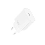 XO wall charger CE15 PD 20W 1x USB-C white + USB-C - Lightning cable - Image 3