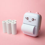 Maxlife BT thermal printer MXTP-100 pink - Image 5