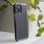 Acrylic Carbon dėklas iPhone 16e – spalva: juoda - Image 13