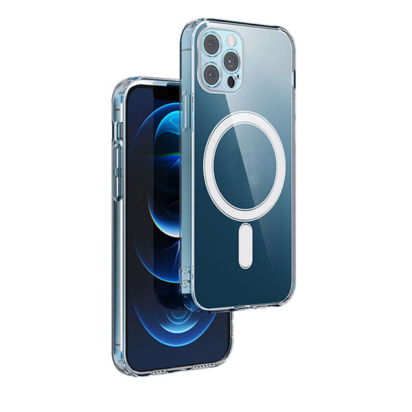 Anti Shock 1,5 mm Mag case for iPhone 12 Pro Max 6,7 transparent camera protection