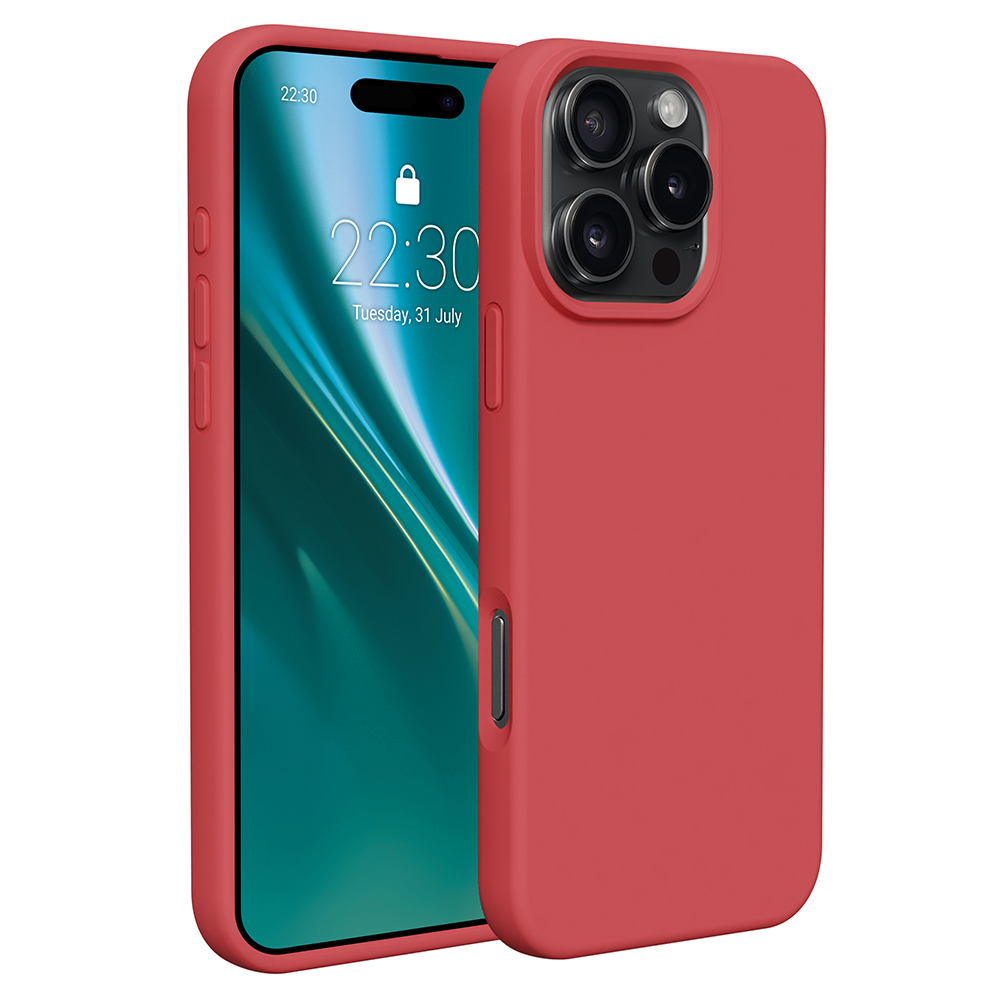 407391_oryg Etteri Silicone case for iPhone 16 Pro 6,3 raspberry - Image 1
