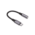 Forever adapter audio AJC-01 jack 3,5 mm - USB-C black - Image 3