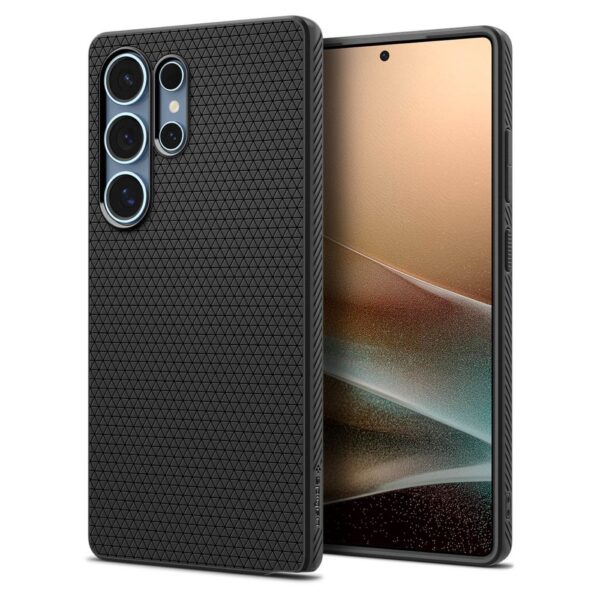 Spigen Liquid Air case for Samsung Galaxy S25 Ultra Matte Black