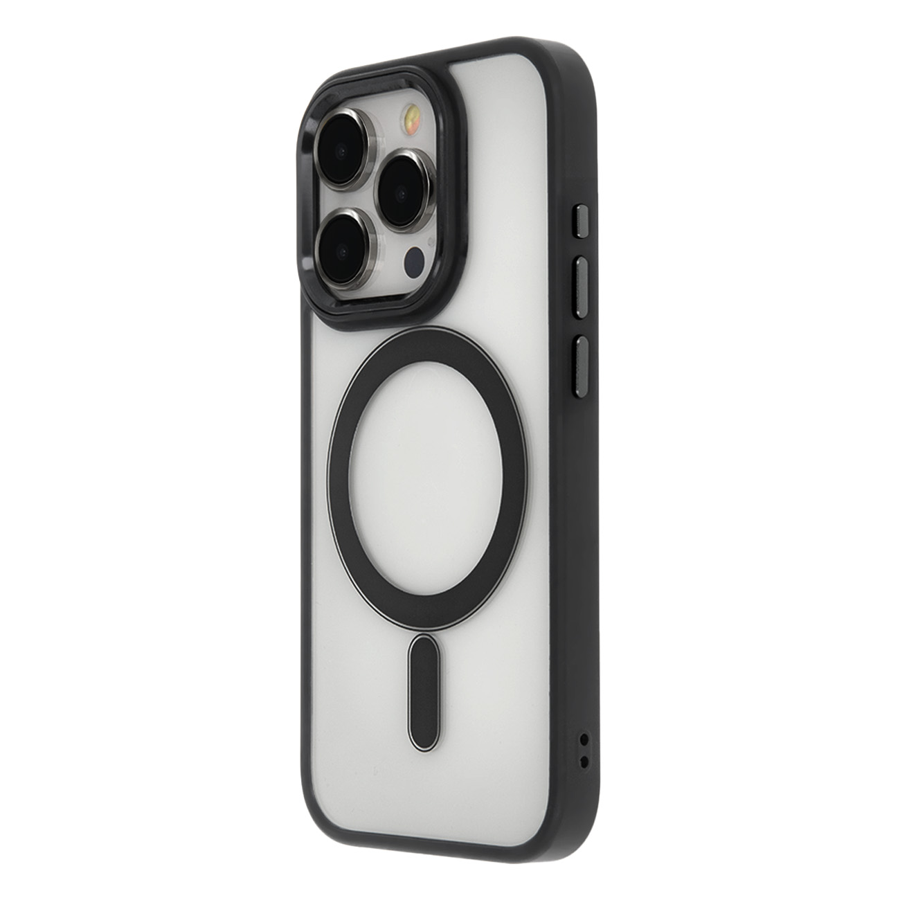 450361_oryg Satin Elegant Mag Case for iPhone 11 black - Image 1