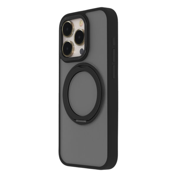 Secure Spinning Mag Case for iPhone 15 Pro Max 6,7 black