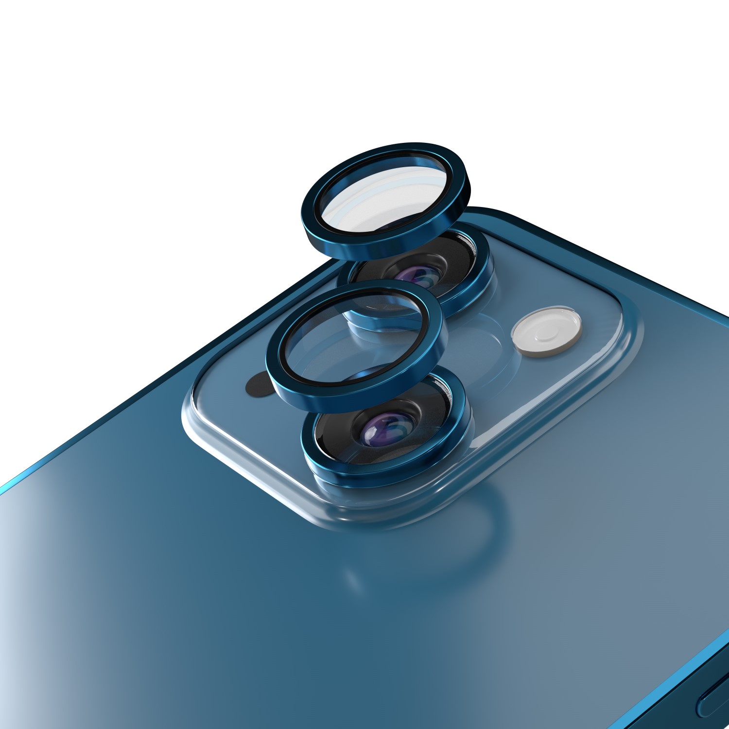 462910_oryg Etteri camera lens protector for iPhone 13 / 13 Mini sea blue - Image 1
