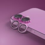 Etteri camera lens protector for iPhone 16 / 16 Plus rose – spalva: rožinė - Image 4