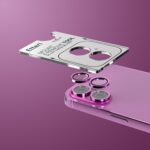 Etteri camera lens protector for iPhone 16 / 16 Plus rose – spalva: rožinė - Image 5
