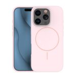 Silicone Thin Mag dėklas iPhone 13 Pro 6,1 light – spalva: rožinė