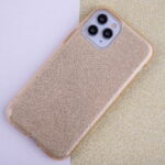 Glitter 3in1 dėklas iPhone X / XS – spalva: auksinė - Image 8