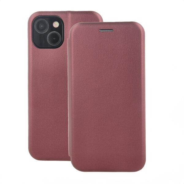 Smart Diva case for Samsung Galaxy S24 FE burgundy