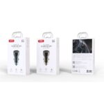 XO car charger CC60 60W 1x USB 1x USB-C black - Image 3