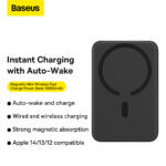 Baseus power bank magnetic Mini 20W 10000mAh black - Image 16