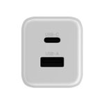 Allity wall charger GaN PD QC ATC-01-45WAC 1x USB-C 1x USB-A 45W white - Image 5