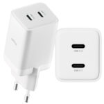 Allity wall charger GaN PD QC ATC-01-45WCC 2x USB-C 45W white - Image 11