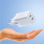 Allity wall charger GaN PD QC ATC-01-45WCC 2x USB-C 45W white - Image 4