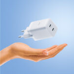 Allity wall charger GaN PD QC ATC-01-45WCC 2x USB-C 45W white - Image 6