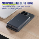 Allity wireless power bank APB-300 PD QC 20W 10000 mAh magnetic gray - Image 5