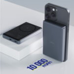 Allity wireless power bank APB-300 PD QC 20W 10000 mAh magnetic gray - Image 9