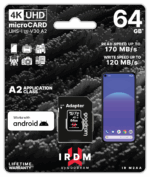 GoodRam memory card IRDM 64GB microSD UHS-I U3 V30 with adapter - Image 6