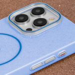 Glitter Thin Mag case for iPhone 17 Air 6,6 blue - Image 4