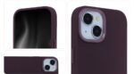 Satin Touch dėklas Samsung Galaxy S21 FE burgundy - Image 4