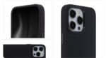Satin Touch Case for Samsung Galaxy S23 Ultra black - Image 4