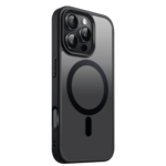 Satin Matt Mag iPhone 16 Pro cace – spalva: juoda - Image 3
