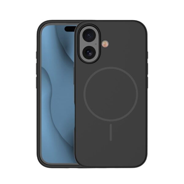Silicone Thin Mag case for iPhone 16 Pro Max 6,9 black
