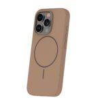 Silicone Thin Mag dėklas iPhone 16 Pro 6,3 – spalva: ruda - Image 3