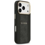 Guess case for iPhone 17 Pro HC MAGSAFE PU W/ 4G PU STRIPE black - Image 5