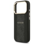 Guess case for iPhone 17 Pro HC MAGSAFE PU W/ 4G PU STRIPE black - Image 7