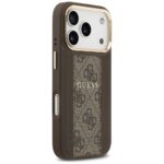 Guess case for iPhone 17 Pro HC MAGSAFE PU W/ 4G PU STRIPE brown - Image 5