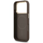 Guess case for iPhone 17 Pro HC MAGSAFE PU W/ 4G PU STRIPE brown - Image 8