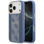 Guess case for iPhone 17 Pro HC MAGSAFE PU W/ 4G PU STRIPE blue