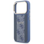 Guess case for iPhone 17 Pro HC MAGSAFE PU W/ 4G PU STRIPE blue - Image 7