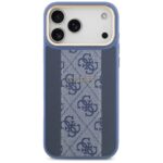 Guess case for iPhone 17 Pro Max HC MAGSAFE PU W/ 4G PU STRIPE blue - Image 4