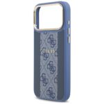 Guess case for iPhone 17 Pro Max HC MAGSAFE PU W/ 4G PU STRIPE blue - Image 7