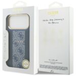 Guess case for iPhone 17 Pro Max HC MAGSAFE PU W/ 4G PU STRIPE blue - Image 9