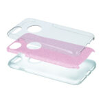 Glitter 3in1 case for iPhone XR pink - Image 6