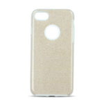 Glitter 3in1 dėklas iPhone X / XS – spalva: auksinė - Image 5