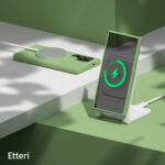 Etteri Silicone case for Samsung Galaxy S25 Ultra light green - Image 8