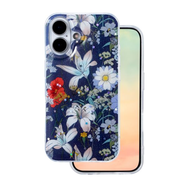 Glow Glam case for iPhone 17 6,3 blue
